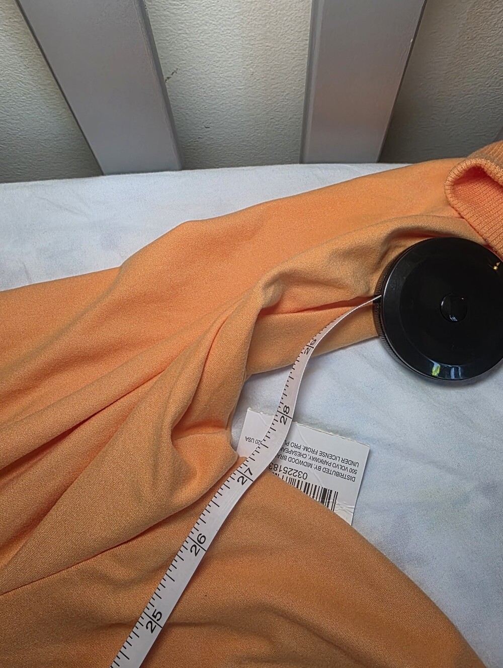 Pro Player Light Orange Coral Long-Sleeve Lightweight Pullover Size XL NWT - Picture 9 of 9
